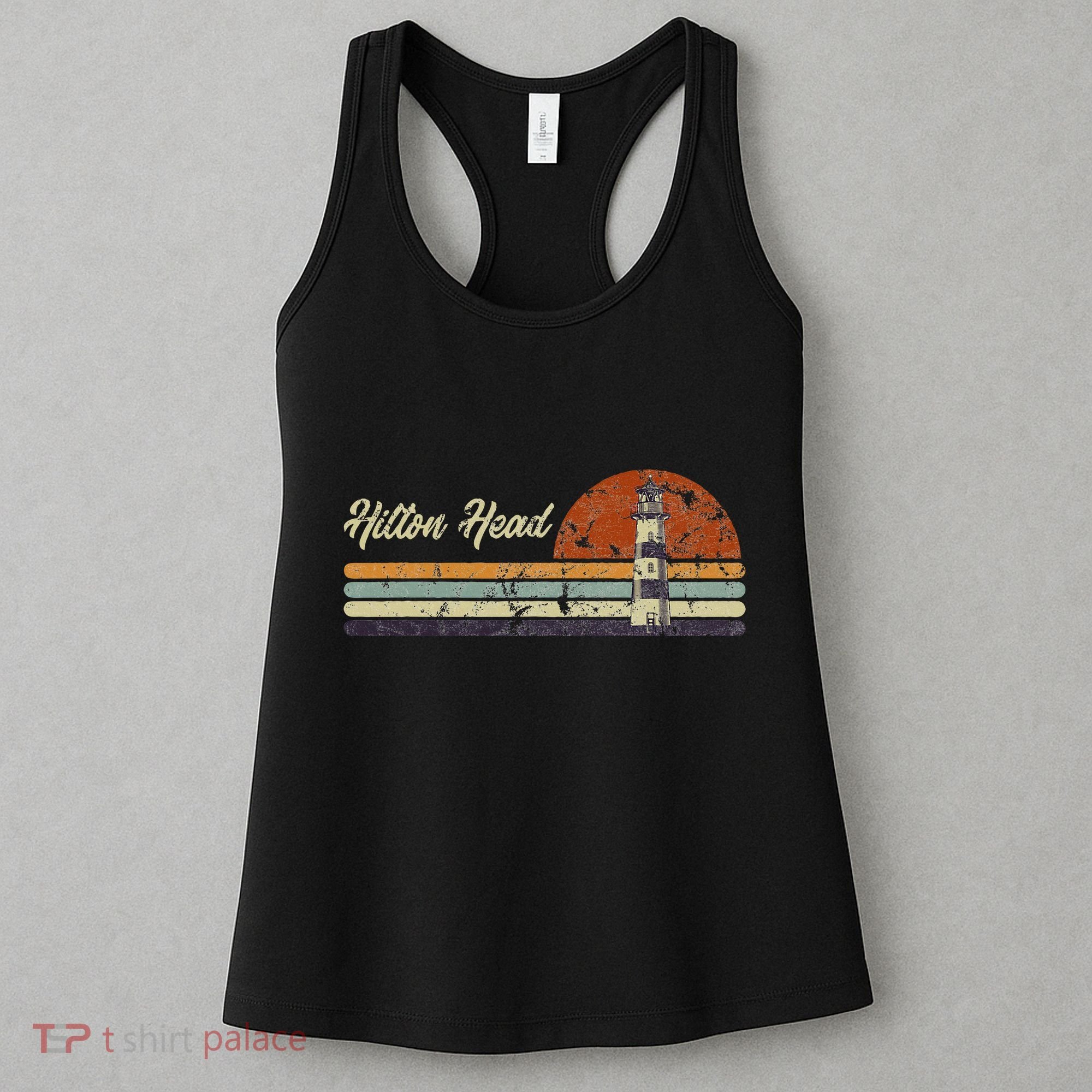 Hilton Head Island Lighthouse South Carolina Tourist Women's Tank Top