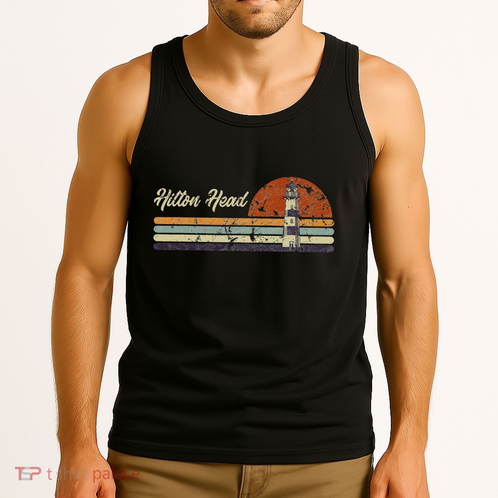 Hilton Head Island Lighthouse South Carolina Tourist Tank Top