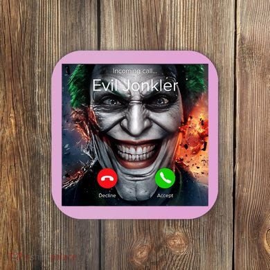 Humor Horror Incoming Call From Evil Jonkler Halloween Coaster