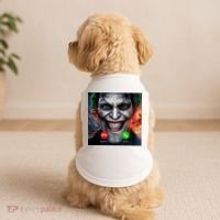 Humor Horror Incoming Call From Evil Jonkler Halloween Doggie Tank thumb 2