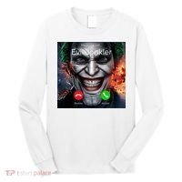 Humor Horror Incoming Call From Evil Jonkler Halloween Long Sleeve Shirt thumb 0