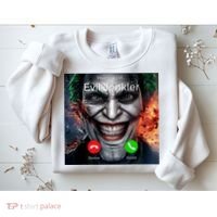 Humor Horror Incoming Call From Evil Jonkler Halloween Sweatshirt thumb 2
