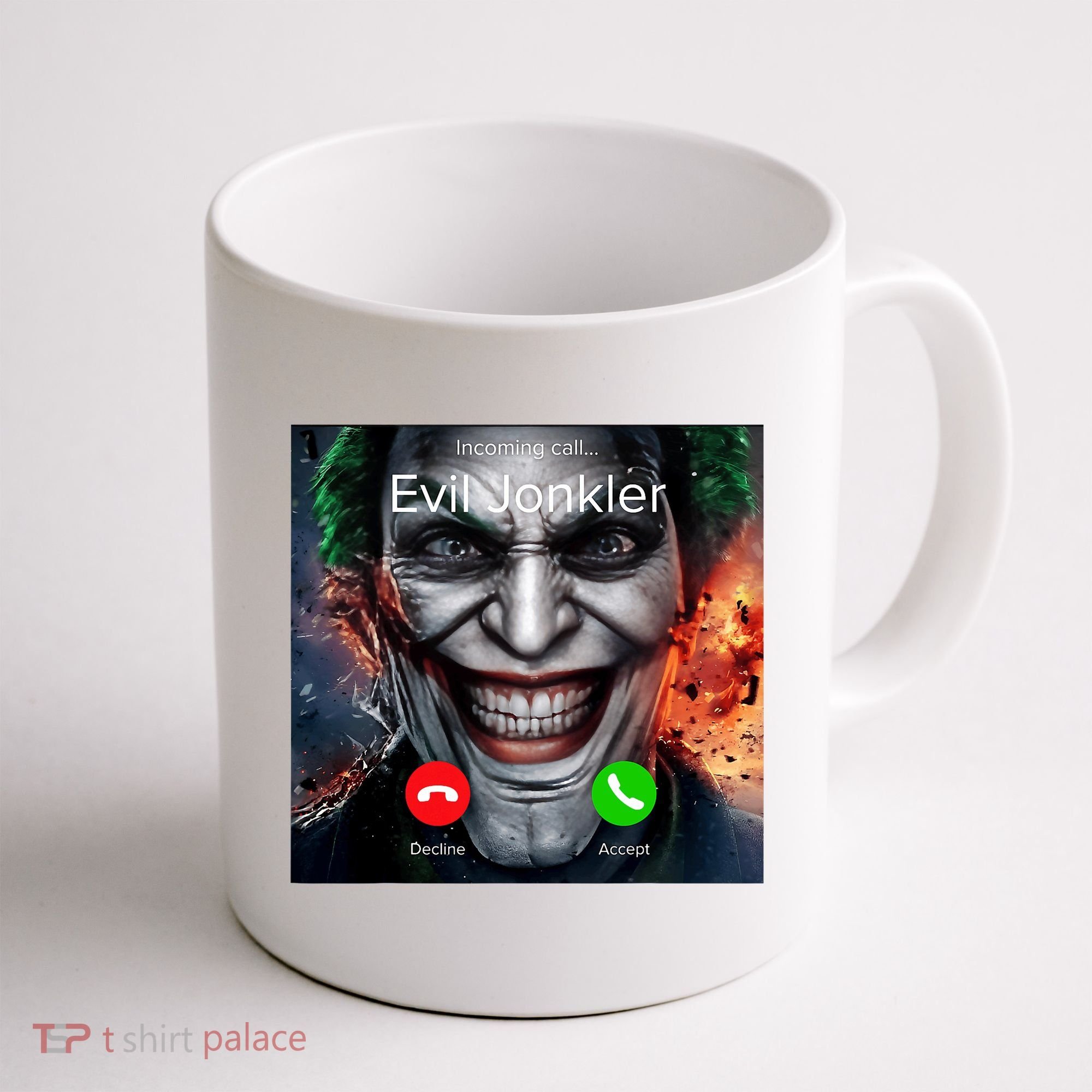 Humor Horror Incoming Call From Evil Jonkler Halloween Coffee Mug