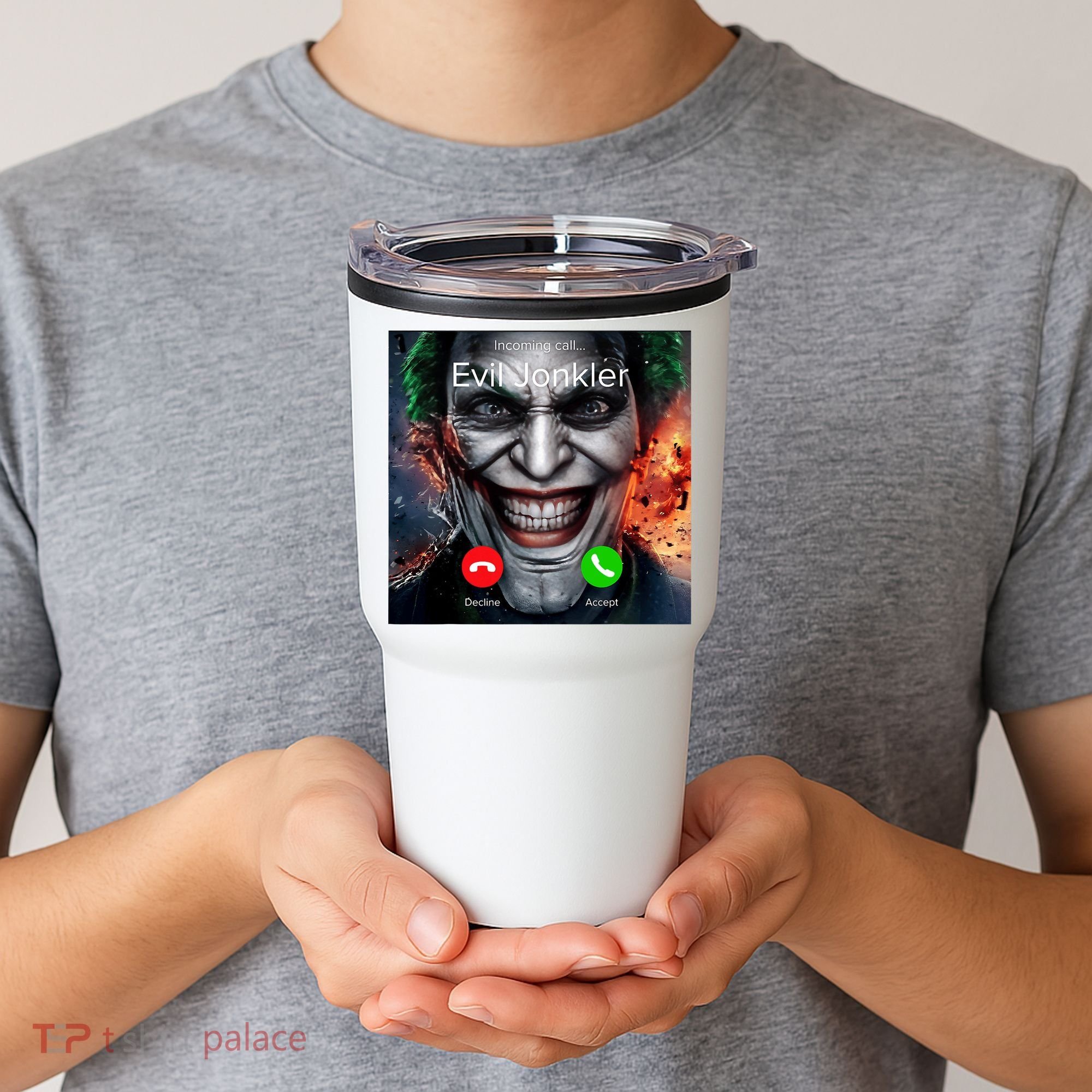 Humor Horror Incoming Call From Evil Jonkler Halloween Tumbler