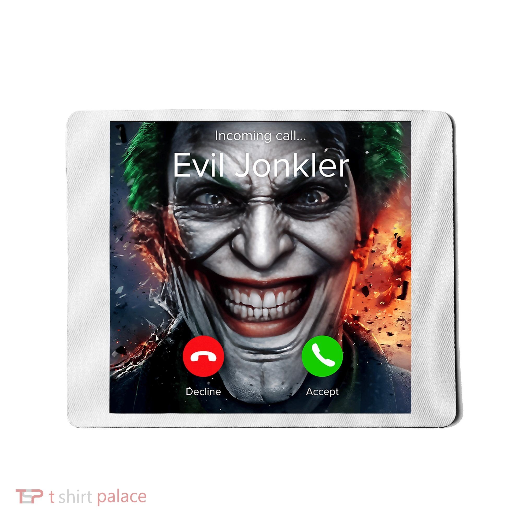 Humor Horror Incoming Call From Evil Jonkler Halloween Mousepad