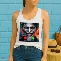 Humor Horror Incoming Call From Evil Jonkler Halloween Women's Tank Top thumb 2