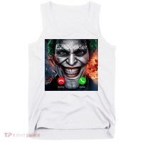 Humor Horror Incoming Call From Evil Jonkler Halloween Tank Top thumb 0