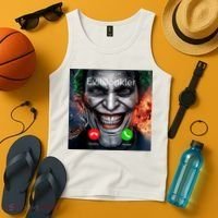 Humor Horror Incoming Call From Evil Jonkler Halloween Tank Top thumb 4