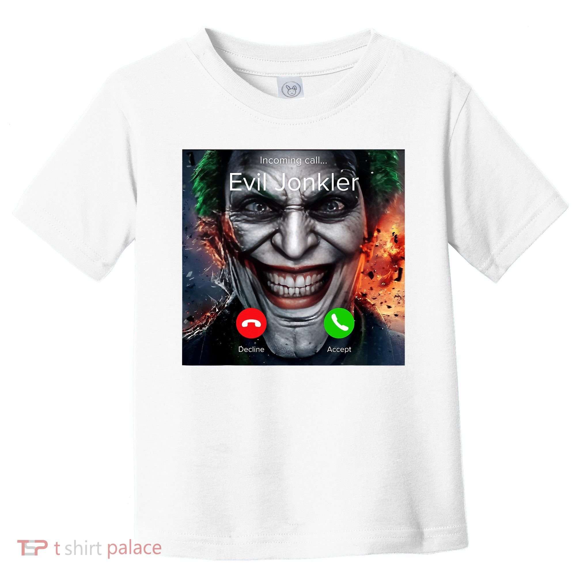 Humor Horror Incoming Call From Evil Jonkler Halloween Toddler T-Shirt