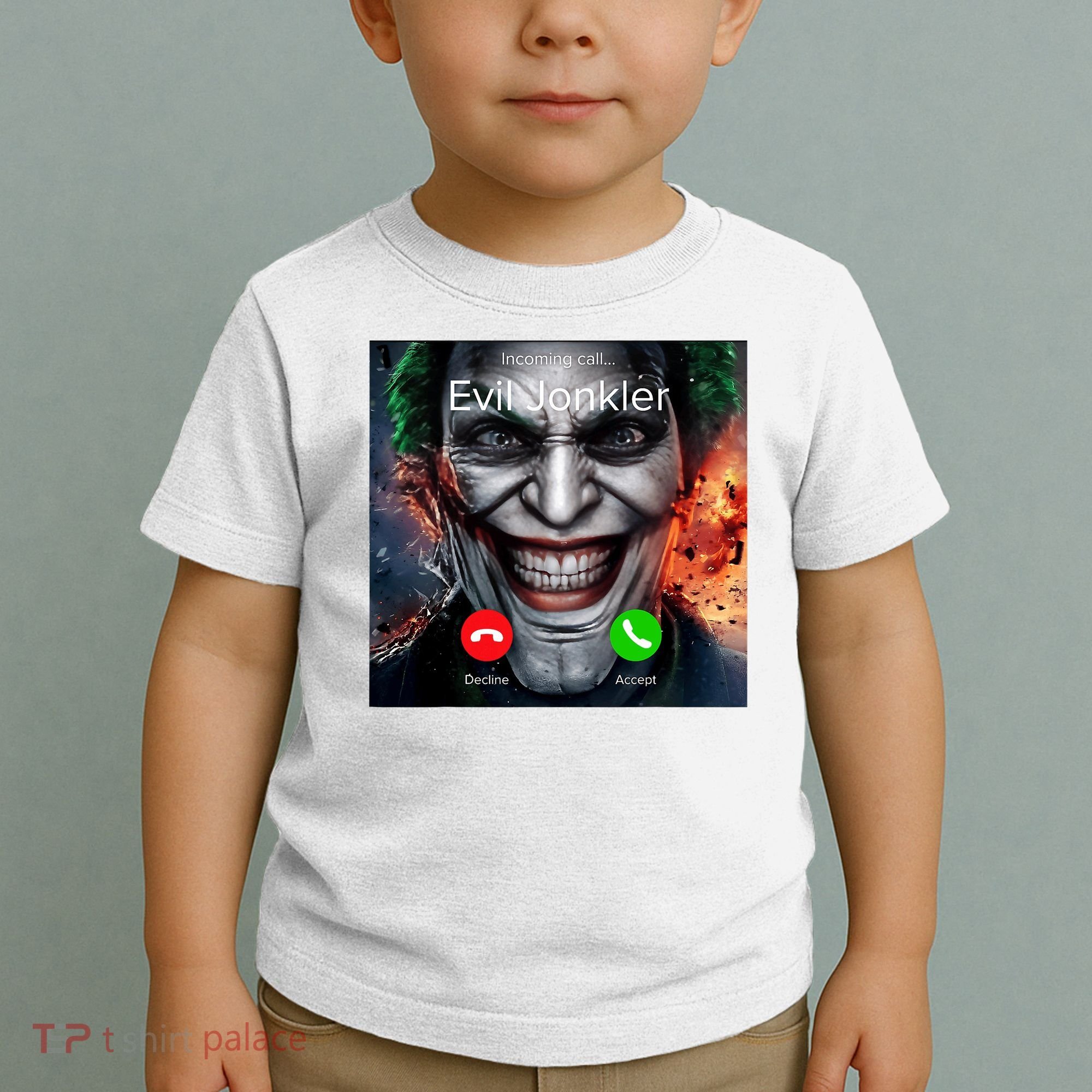 Humor Horror Incoming Call From Evil Jonkler Halloween Toddler T-Shirt