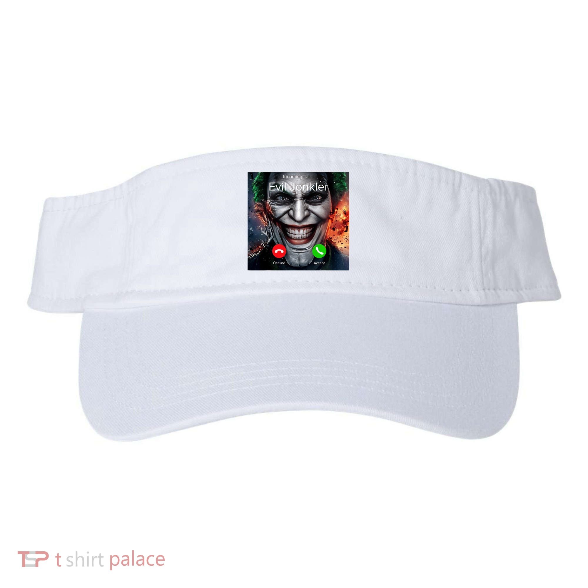 Humor Horror Incoming Call From Evil Jonkler Halloween Visor