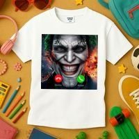 Humor Horror Incoming Call From Evil Jonkler Halloween Kids T-Shirt thumb 3
