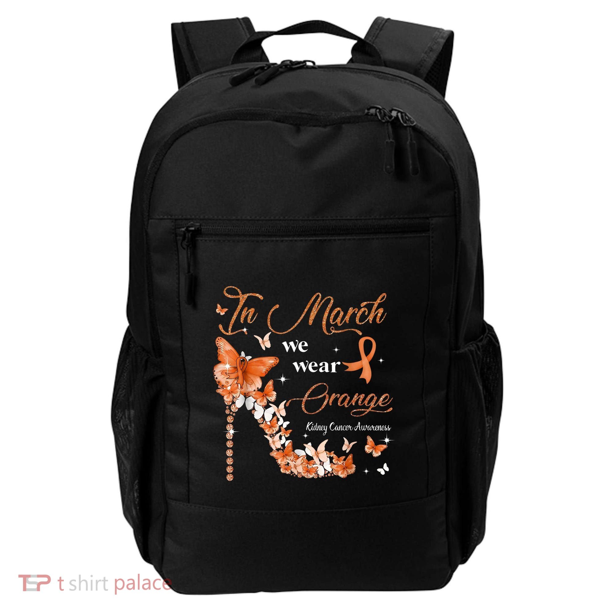 High Heel In March We Wear Orange Multiple Sclerosis Warrior Backpack