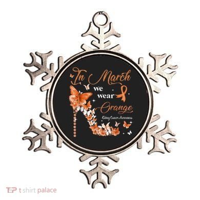 High Heel In March We Wear Orange Multiple Sclerosis Warrior Ornament