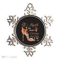 High Heel In March We Wear Orange Multiple Sclerosis Warrior Ornament thumb 0
