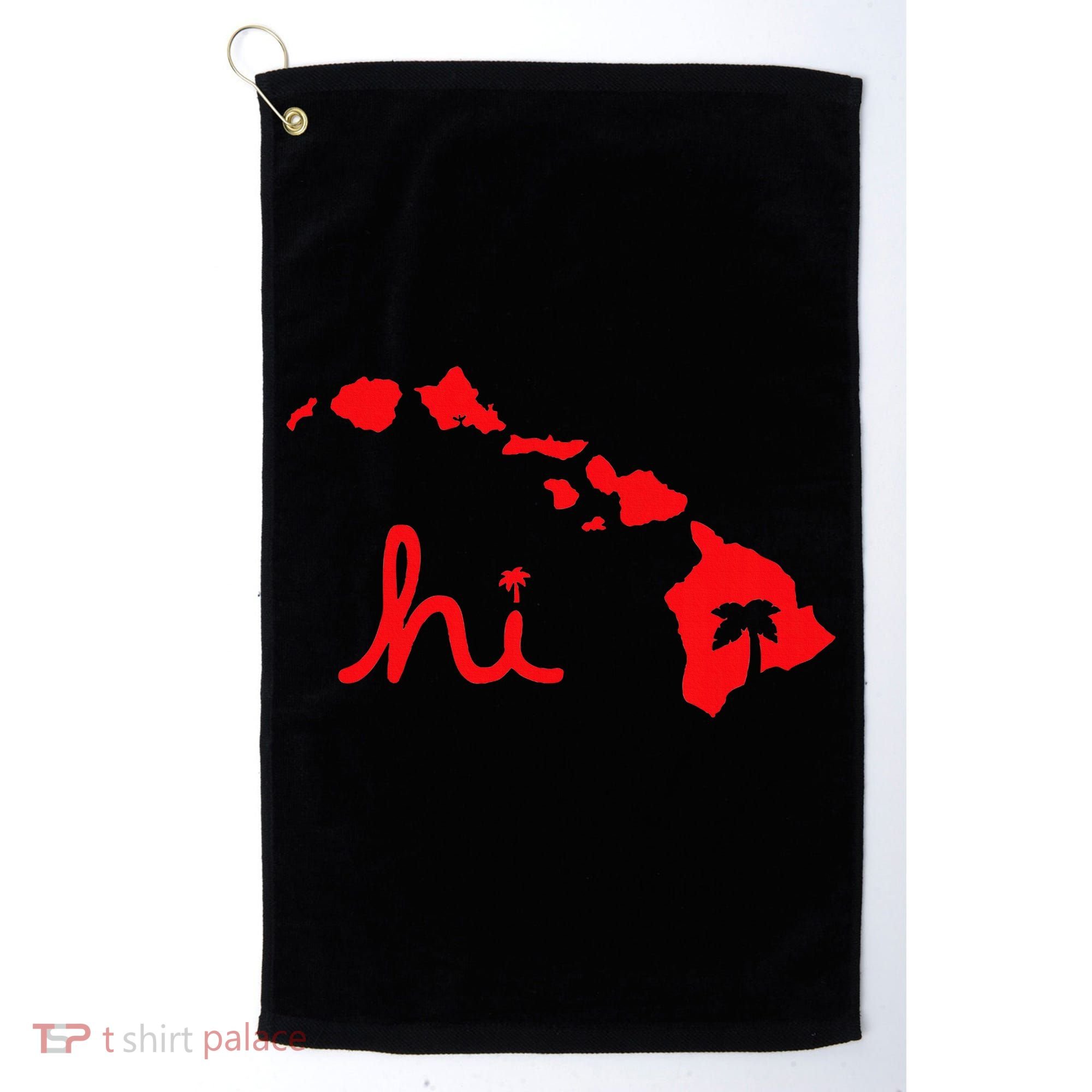 Hi Hawaiian Islands Golf Towel