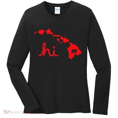 Hi Hawaiian Islands Women's Long Sleeve Shirt