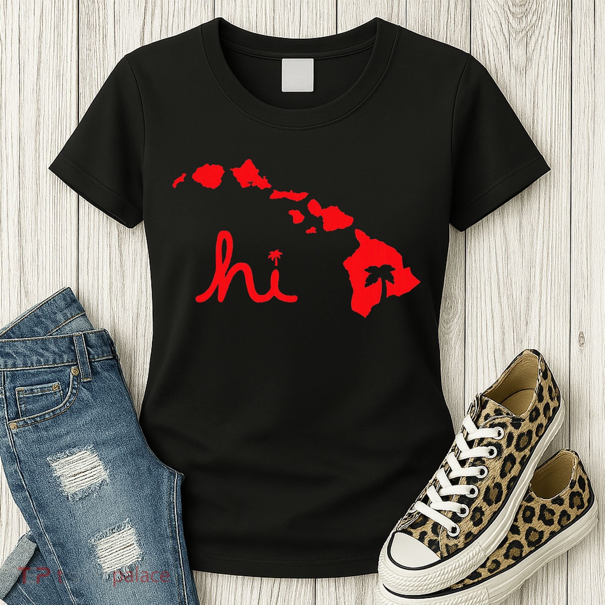 Hi Hawaiian Islands Women's T-Shirt
