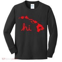 Hi Hawaiian Islands Kids Long Sleeve Shirt thumb 0