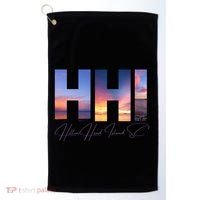 Hilton Head Island South Carolina Gift Sunset Gift Family Trip Gift Golf Towel thumb 0
