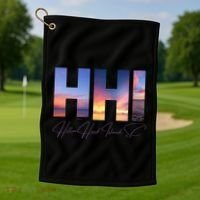 Hilton Head Island South Carolina Gift Sunset Gift Family Trip Gift Golf Towel thumb 1
