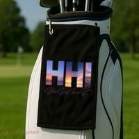 Hilton Head Island South Carolina Gift Sunset Gift Family Trip Gift Golf Towel thumb 2