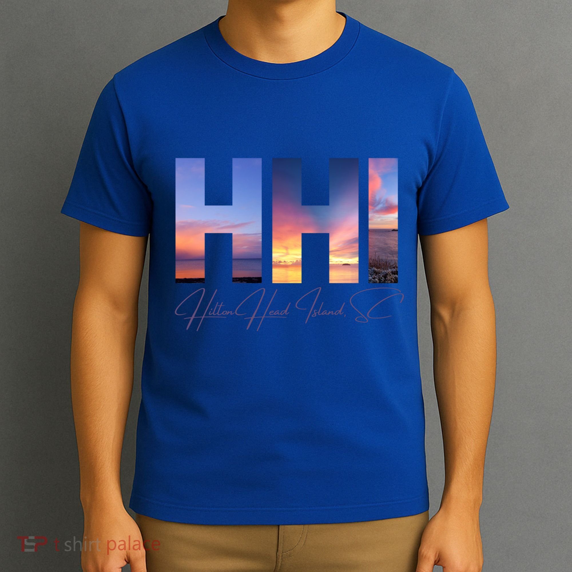 Hilton Head Island South Carolina Gift Sunset Gift Family Trip Gift T-Shirt