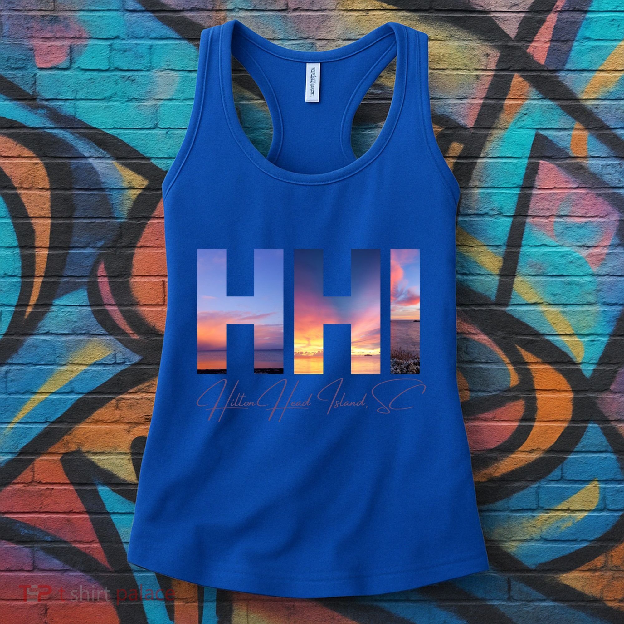 Hilton Head Island South Carolina Gift Sunset Gift Family Trip Gift Women's Tank Top