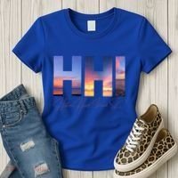 Hilton Head Island South Carolina Gift Sunset Gift Family Trip Gift Women's T-Shirt thumb 3