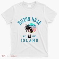 Hilton Head Island South Carolina Beach Palm Trees Summer T-Shirt thumb 0