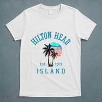 Hilton Head Island South Carolina Beach Palm Trees Summer T-Shirt thumb 5