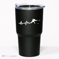 Hockey HeartBeat | Ice Hockey Player Gift Tumbler thumb 0