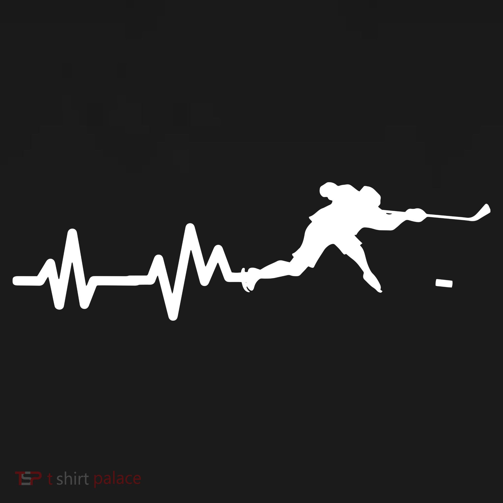 Hockey HeartBeat | Ice Hockey Player Gift Ornament