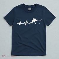Hockey HeartBeat | Ice Hockey Player Gift T-Shirt thumb 5