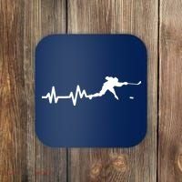 Hockey HeartBeat | Ice Hockey Player Gift Coaster thumb 0