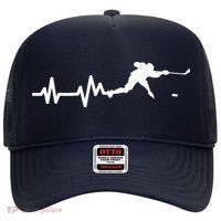 Hockey HeartBeat | Ice Hockey Player Gift Hat thumb 0