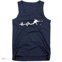 Hockey HeartBeat | Ice Hockey Player Gift Tank Top thumb 0