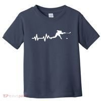Hockey HeartBeat | Ice Hockey Player Gift Toddler T-Shirt thumb 0