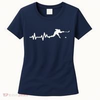 Hockey HeartBeat | Ice Hockey Player Gift Women's T-Shirt thumb 0