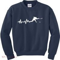 Hockey HeartBeat | Ice Hockey Player Gift Kids Sweatshirt thumb 0
