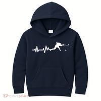 Hockey HeartBeat | Ice Hockey Player Gift Kids Hoodie thumb 0
