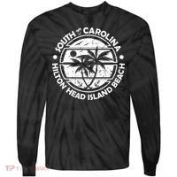 Hilton Head Island Beach South Carolina, Tropical Palm Trees, Ship Anchor Tie-Dye Long Sleeve Shirt thumb 0