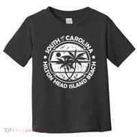 Hilton Head Island Beach South Carolina, Tropical Palm Trees, Ship Anchor Toddler T-Shirt thumb 0