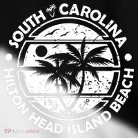 Hilton Head Island Beach South Carolina, Tropical Palm Trees, Ship Anchor Toddler Fine Jersey T-Shirt thumb 2