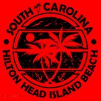 Hilton Head Island Beach South Carolina, Tropical Palm Trees, Ship Anchor Santa Hat thumb 1