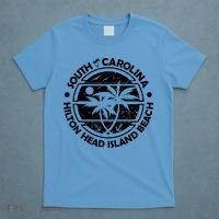 Hilton Head Island Beach South Carolina, Tropical Palm Trees, Ship Anchor T-Shirt thumb 4