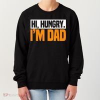 Hi Hungry I'm Dad Jokes Father's Day Gift Women's Sweatshirt thumb 0