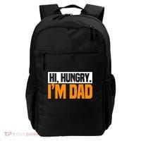 Hi Hungry I'm Dad Jokes Father's Day Gift Backpack thumb 0