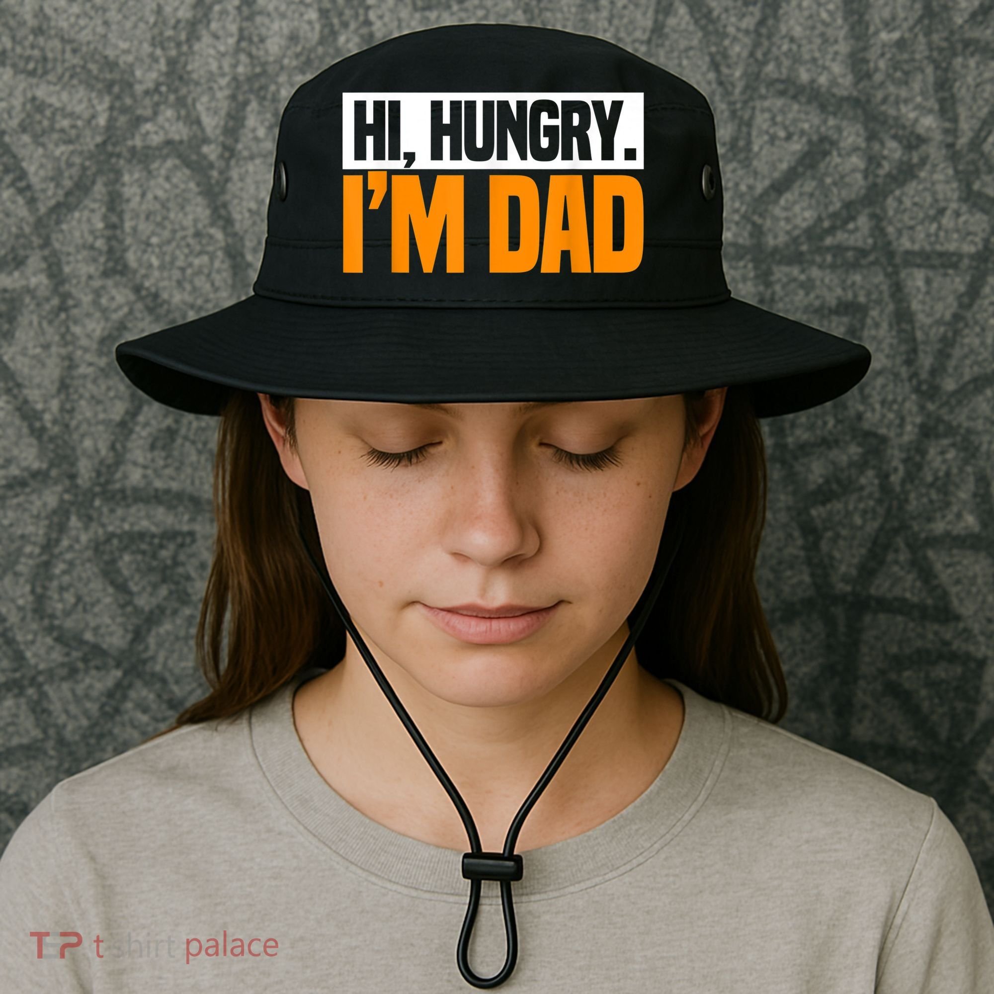 Hi Hungry I'm Dad Jokes Father's Day Gift Bucket Hat