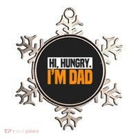 Hi Hungry I'm Dad Jokes Father's Day Gift Ornament thumb 0